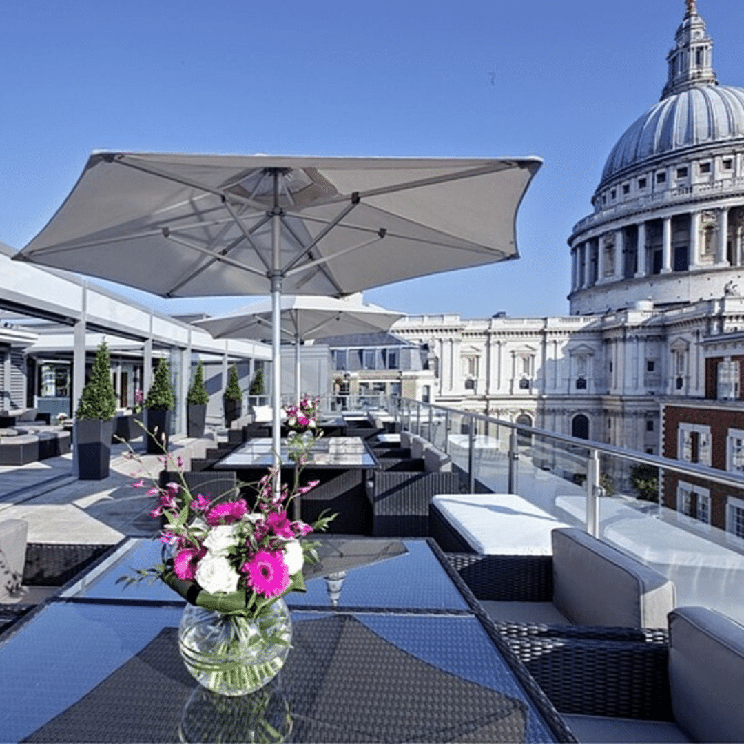Rooftop Venues London for Bar Mitzvah Parties Trafalgar St James