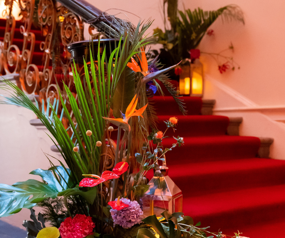 Garden of Eden Bat Mitzvah Floral Staircase Garden of Eden Bat Mitzvah Floral Staircase