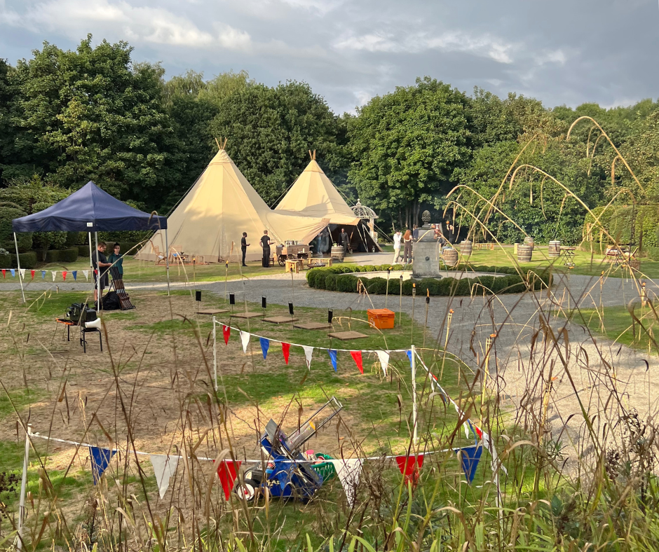 Wilderness Adventure Bar Mitzvah Set Up