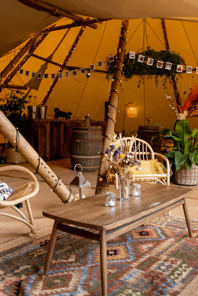 Wilderness Adventure Bar Mitzvah Tipi Styling